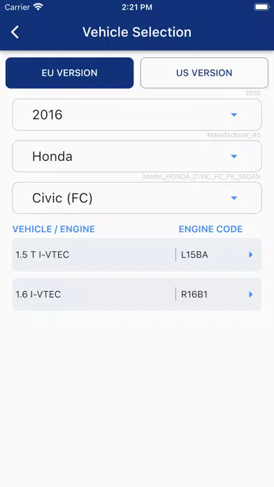 Zrzuty ekranu DRCAR - OBD DATA
