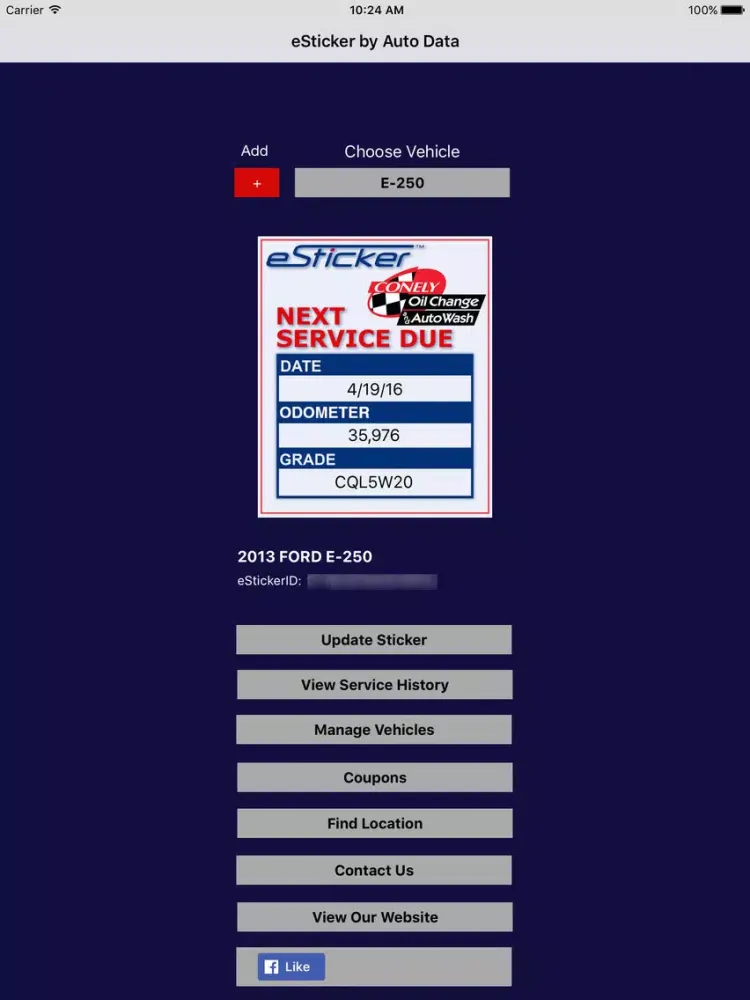 Capturas de pantalla de Conely Oil Change & Auto Wash iPad 