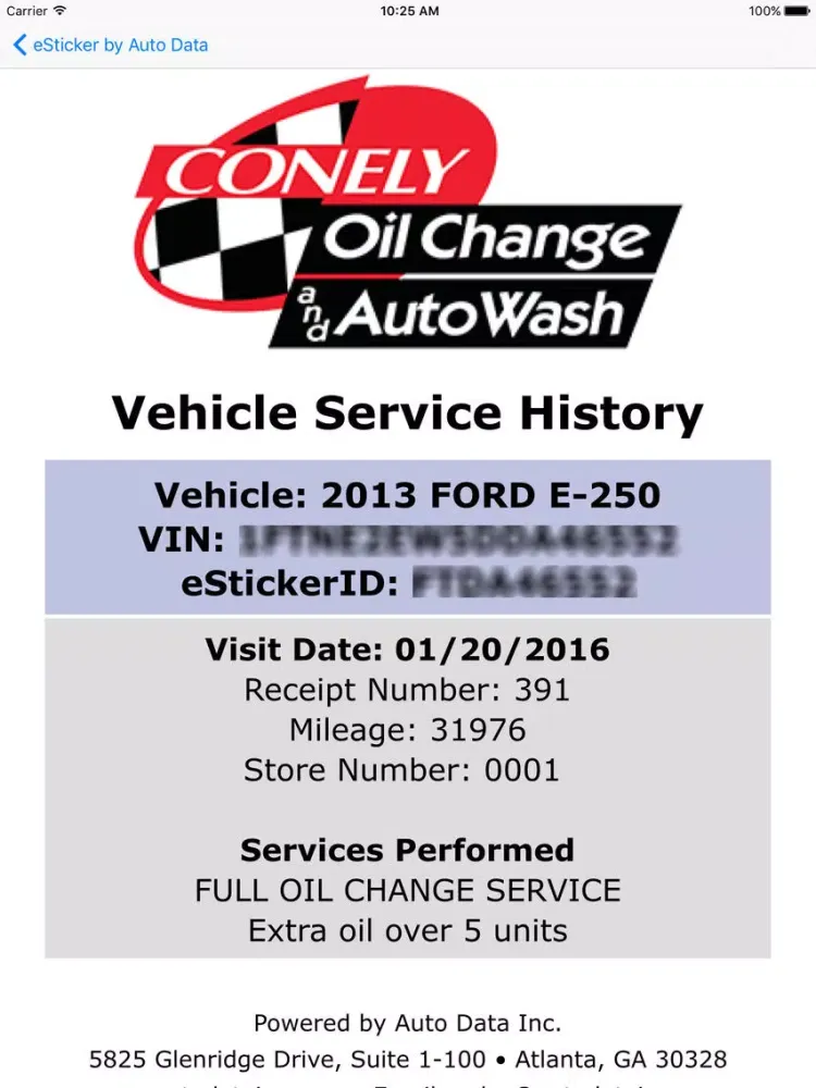 Capturas de pantalla de Conely Oil Change & Auto Wash iPad 