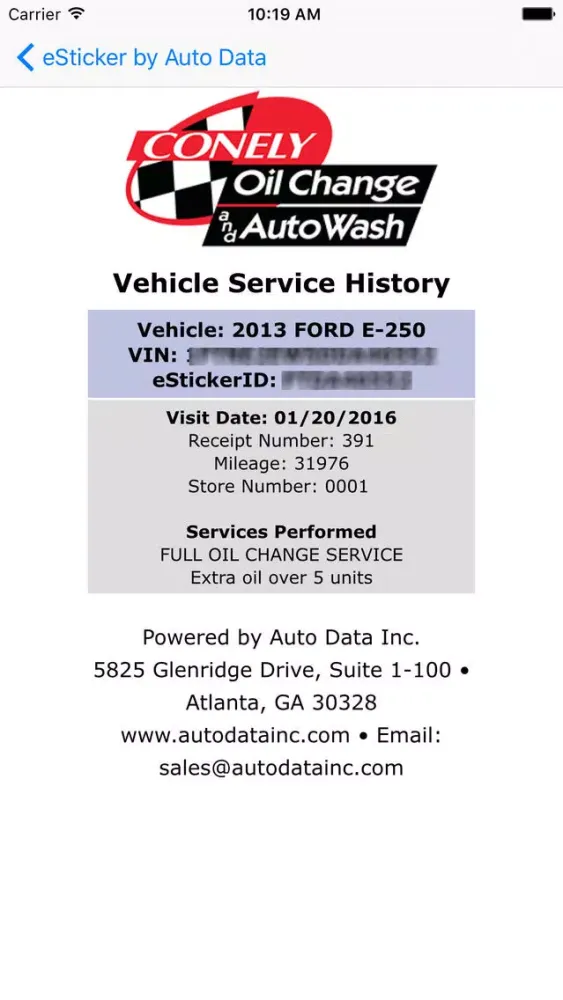 Capturas de pantalla de Conely Oil Change & Auto Wash