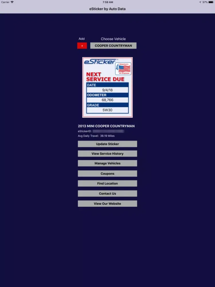 صور America's Oil Express iPad 