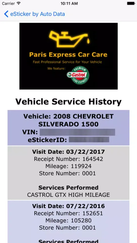Paris Express Car Care應用截圖