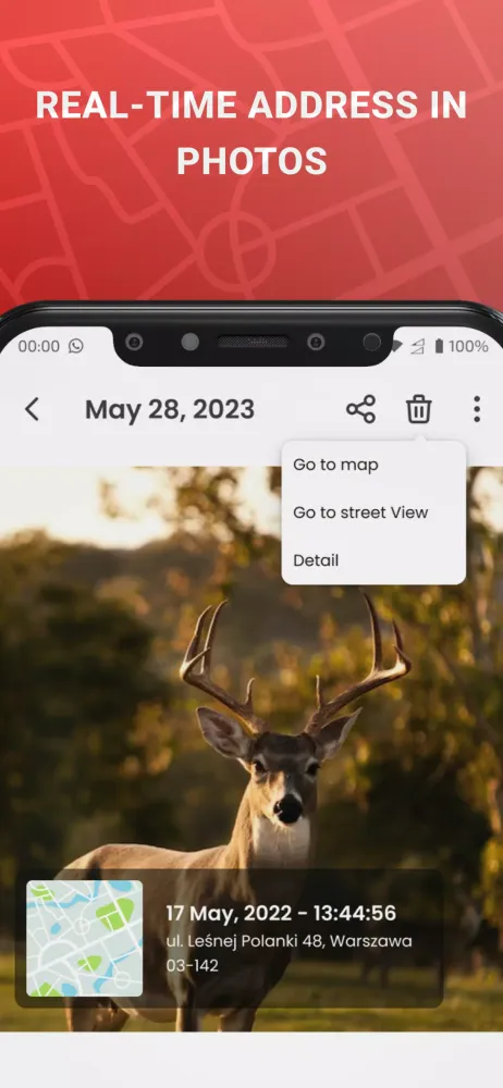 ภาพหน้าจอของ GPS Camera