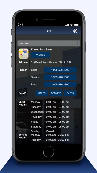 Fraser Ford Sales Screenshots
