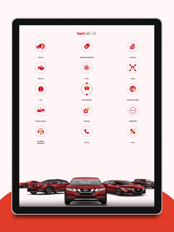 Скриншоты Hart Nissan Auto Group iPad 
