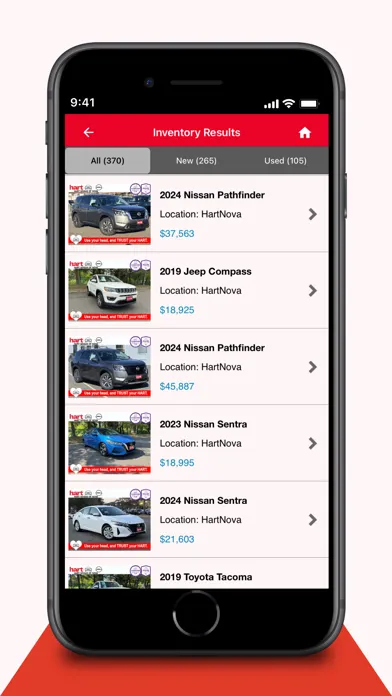 Скриншоты Hart Nissan Auto Group