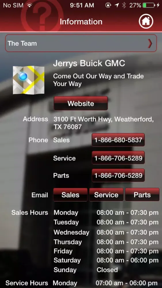 Screenshot di Jerrys Buick GMC