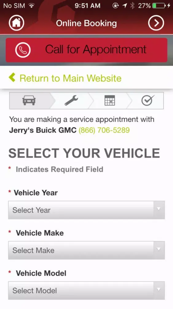 Screenshot di Jerrys Buick GMC