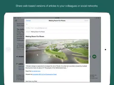 Zrzuty ekranu Autodesk® AEC & Civil Engineering Feed – BIM, CAD, and Autodesk software learning resource iPad 
