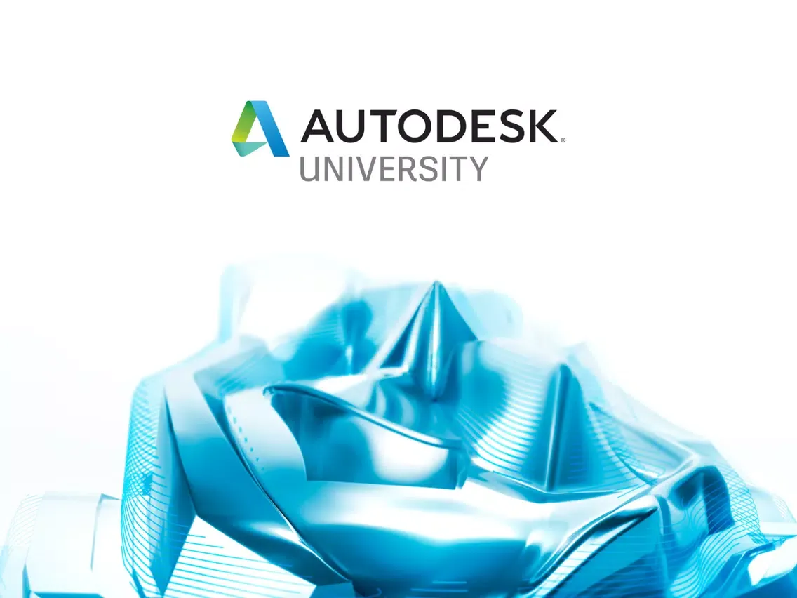 Tangkapan layar Autodesk University iPad 