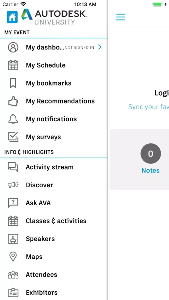 Tangkapan layar Autodesk University
