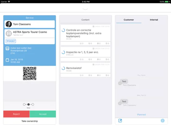 Autodialog iPad  سکرین شاٹس