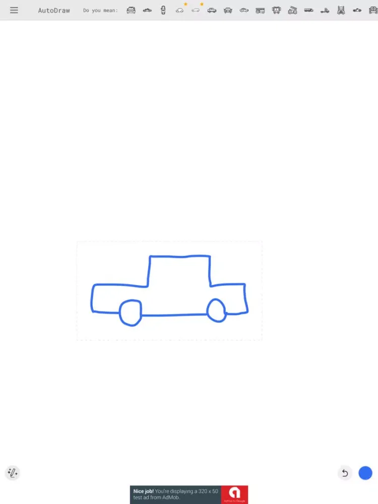 ภาพหน้าจอของ AutoDrawing iPad 