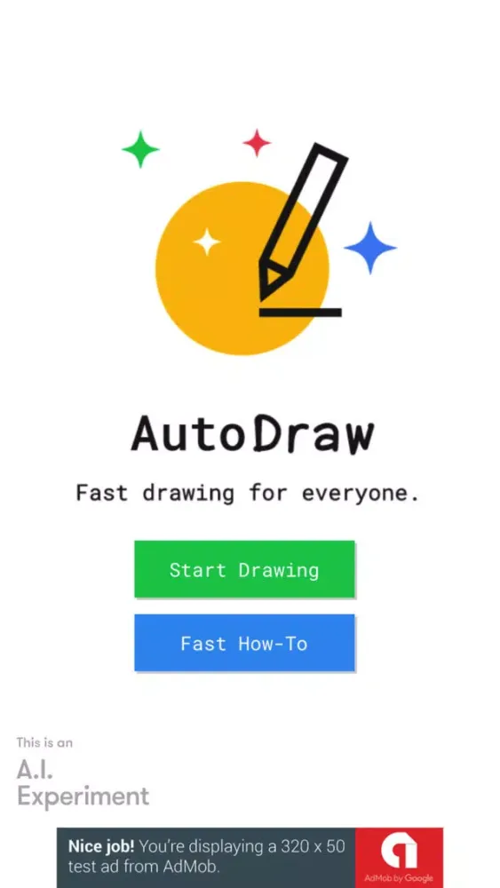 ภาพหน้าจอของ AutoDrawing