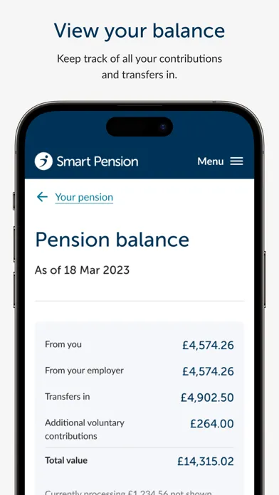 Capturas de pantalla de Smart Pension