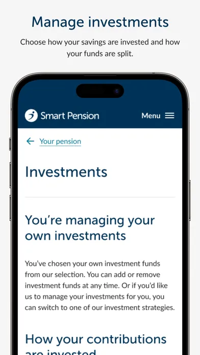 Capturas de pantalla de Smart Pension