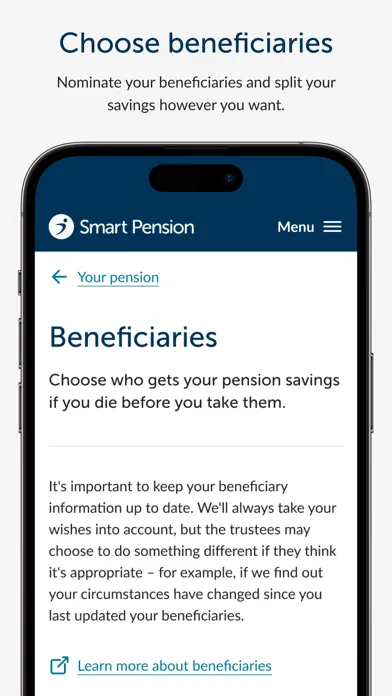 Capturas de pantalla de Smart Pension