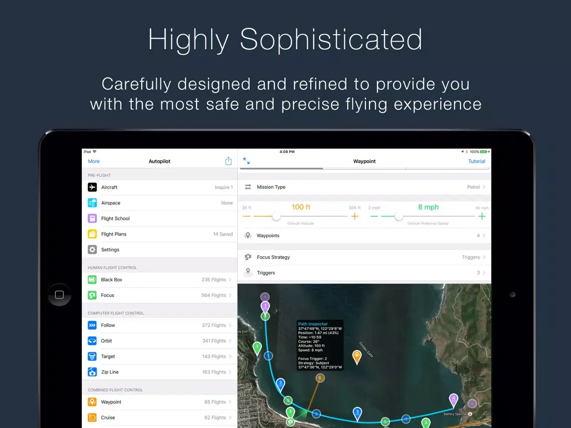 Autopilot for DJI Drones iPad  Screenshots