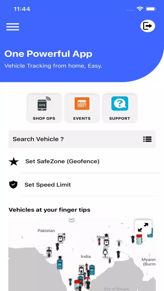 Capturas de tela do Autoforce GPS Vehicle Tracker