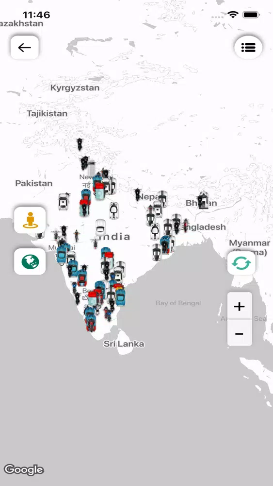 Capturas de tela do Autoforce GPS Vehicle Tracker