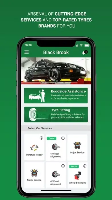 Ảnh chụp màn hình của BlackBrook Motors