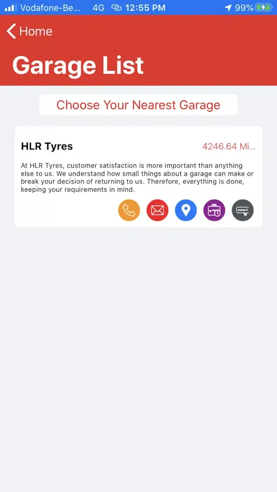 Capturas de pantalla de HLR Tyres