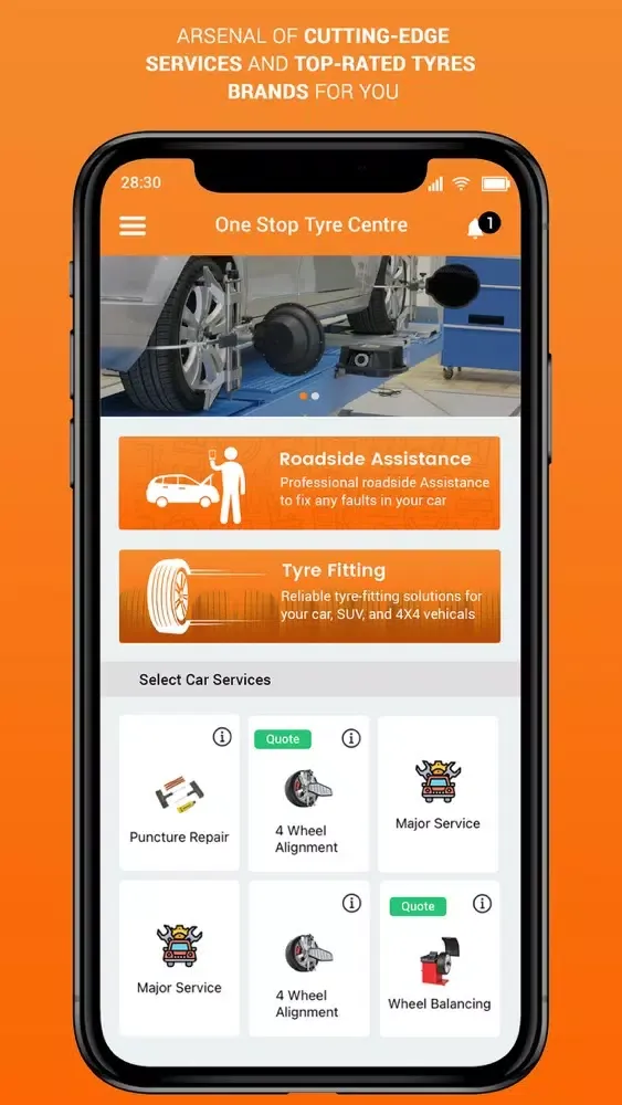 One Stop Tyre Centre Screenshots