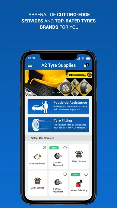 Capturas de pantalla de A2 Tyre Supplies Ltd (Sheppey)