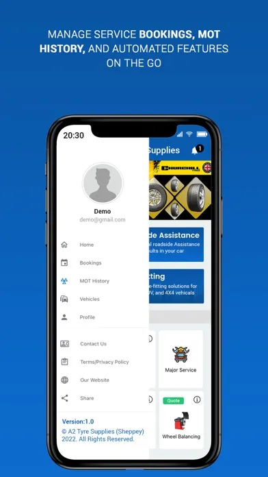 Capturas de pantalla de A2 Tyre Supplies Ltd (Sheppey)