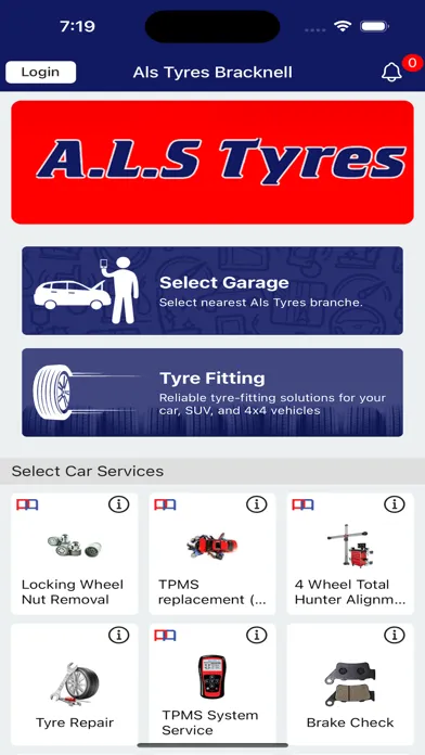 Capturas de pantalla de ALS Tyres