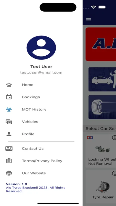 Capturas de pantalla de ALS Tyres
