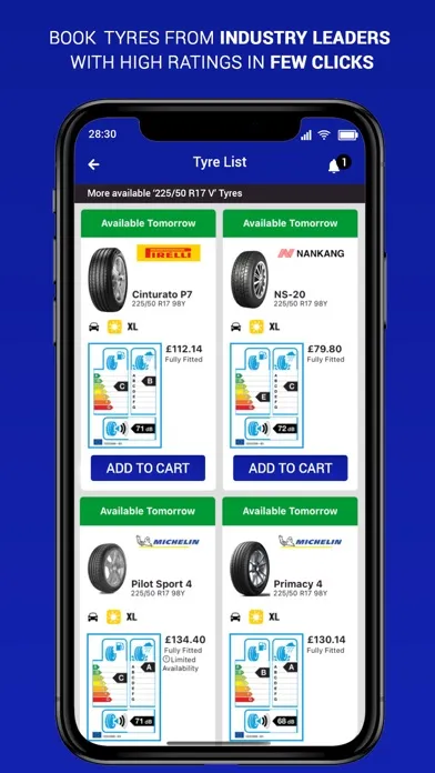 Capturas de pantalla de ALS Tyres