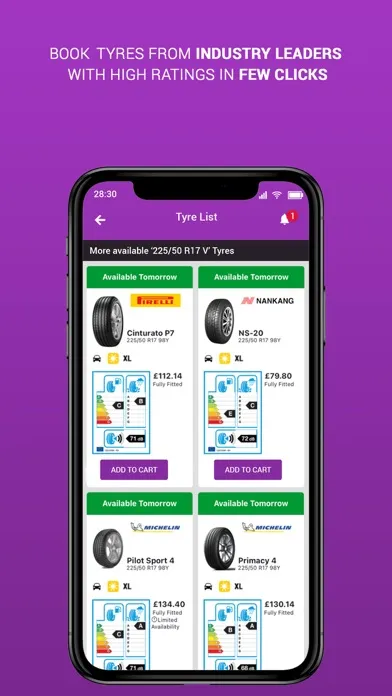 Capturas de pantalla de Flaxley Tyres