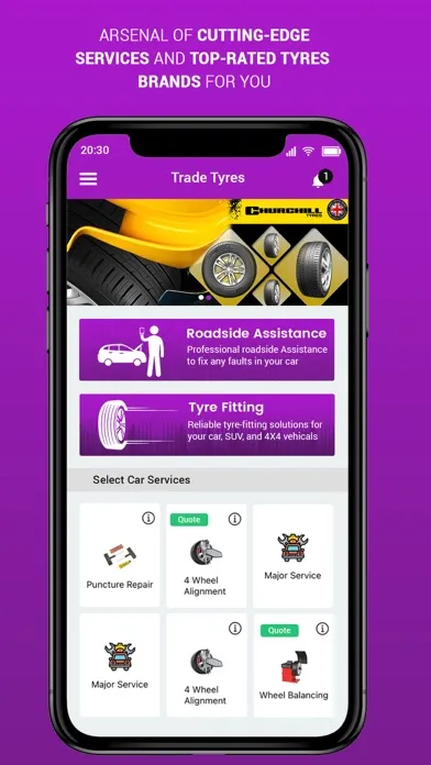 Скриншоты Trade Tyres