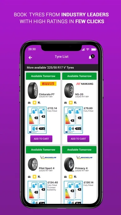 Скриншоты Trade Tyres