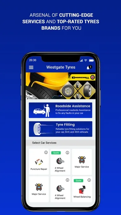 Westgate Tyres应用截图