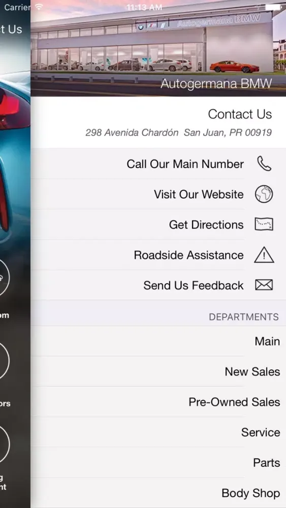 Autogermana BMW DealerApp Screenshots