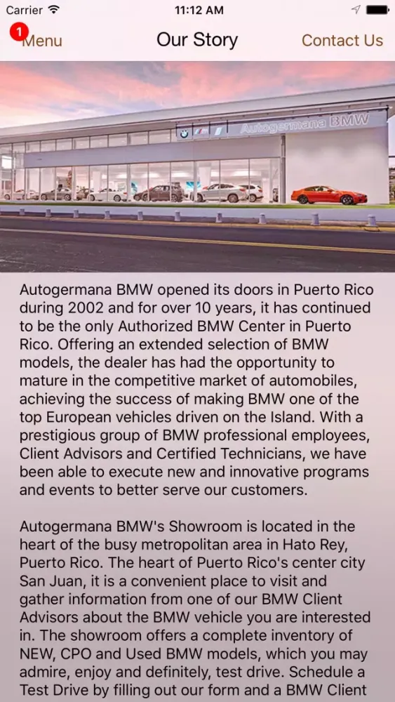 Autogermana BMW DealerApp Screenshots