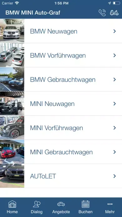 BMW Haus & MINI Pav. Auto-Graf应用截图