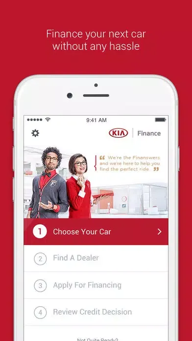 Kia Motors Finance Screenshots
