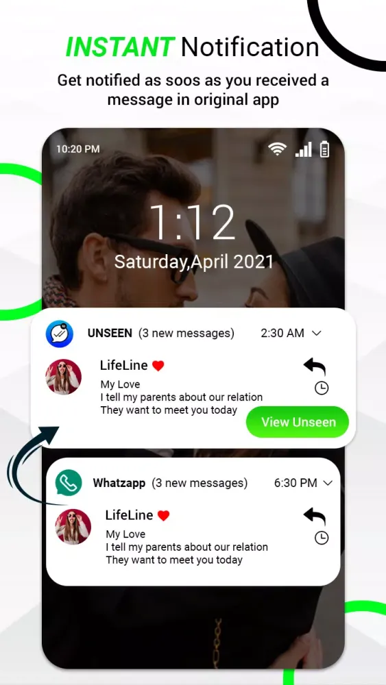 Unseen - No Last Read, Hide Bl应用截图
