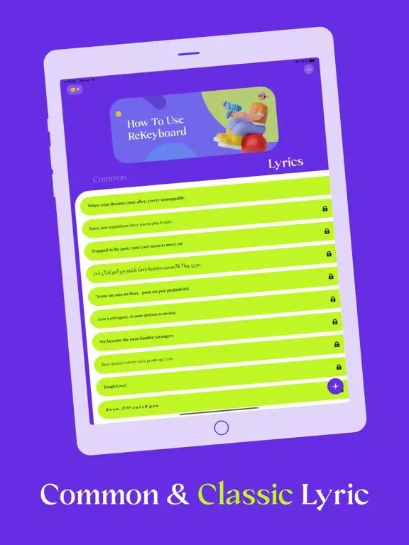 Capturas de tela do ReKeyboard : Auto Paste Reply iPad 