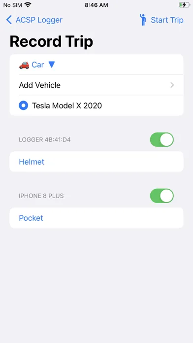 ACSP Logger Screenshots