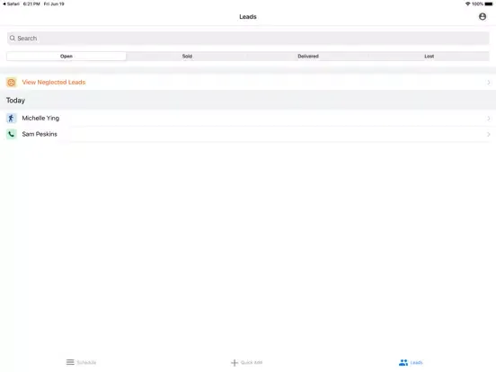 Captures d'écran de Automait iPad 
