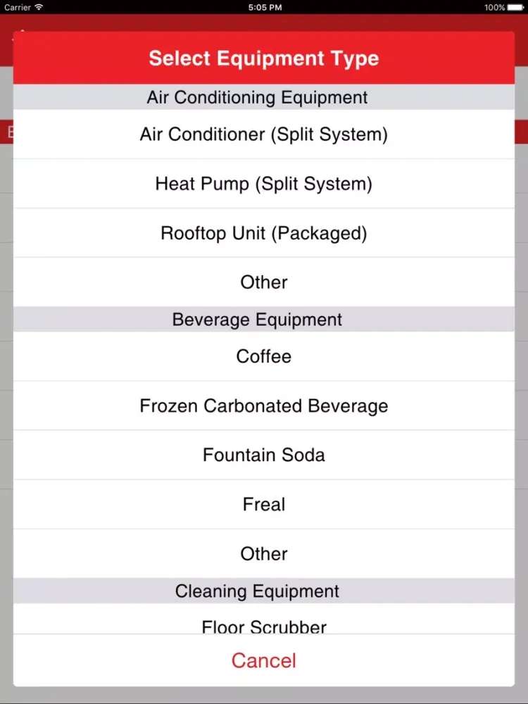 FieldEquipt iPad  Screenshots