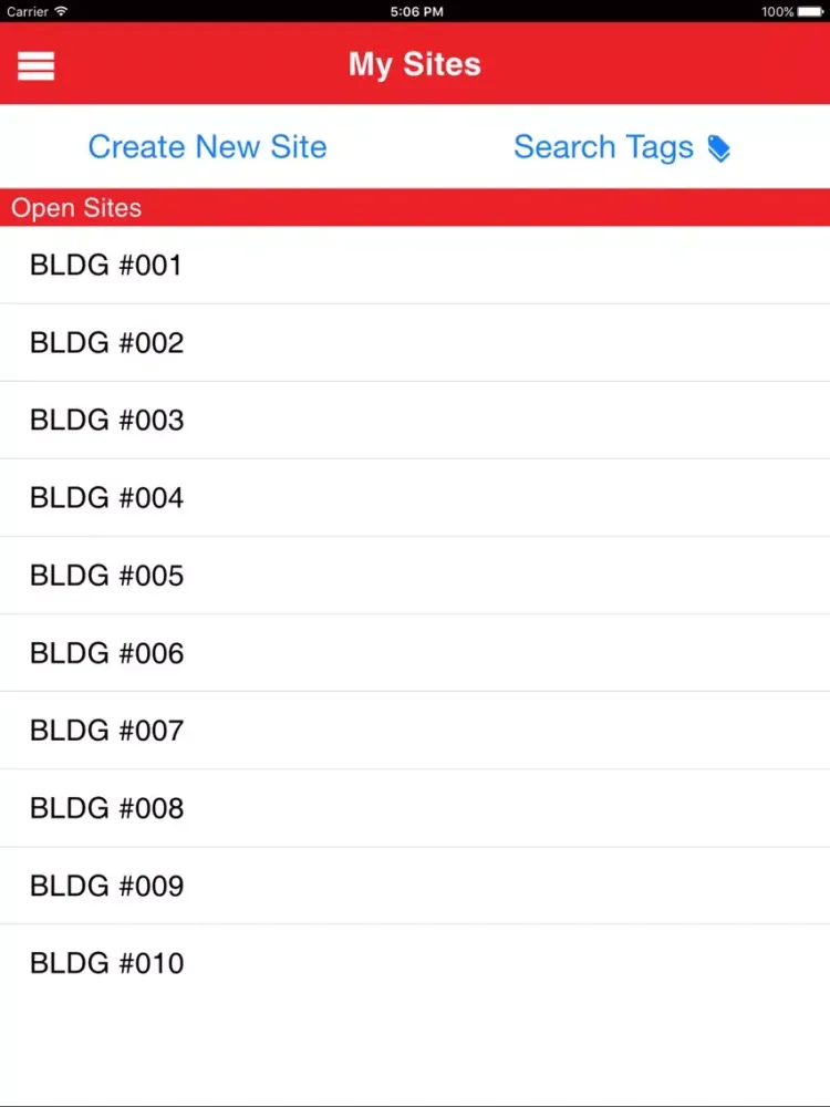 FieldEquipt iPad  Screenshots