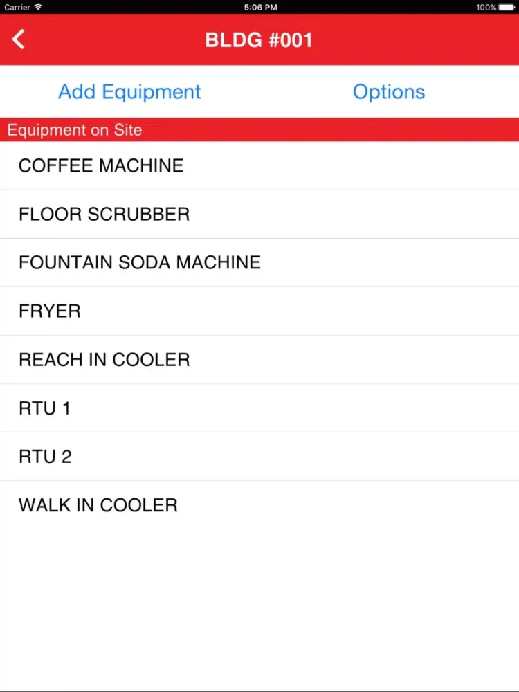 FieldEquipt iPad  Screenshots
