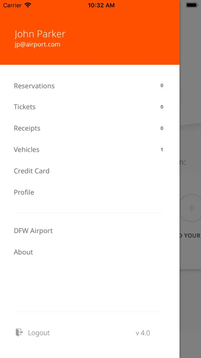 Скриншоты DFW Airport Valet