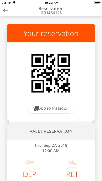 Скриншоты DFW Airport Valet