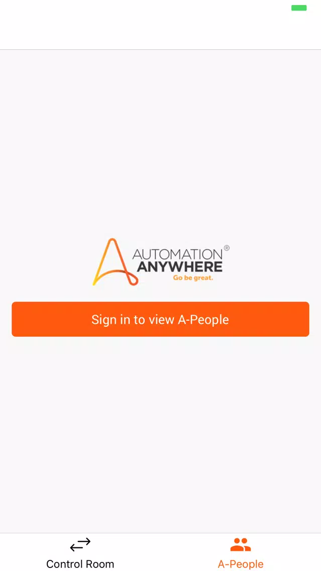 Tangkapan skrin Automation Anywhere Mobile